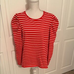 BODEN Imogen Breton Stripe Long Sleeve Top Sz 20/22